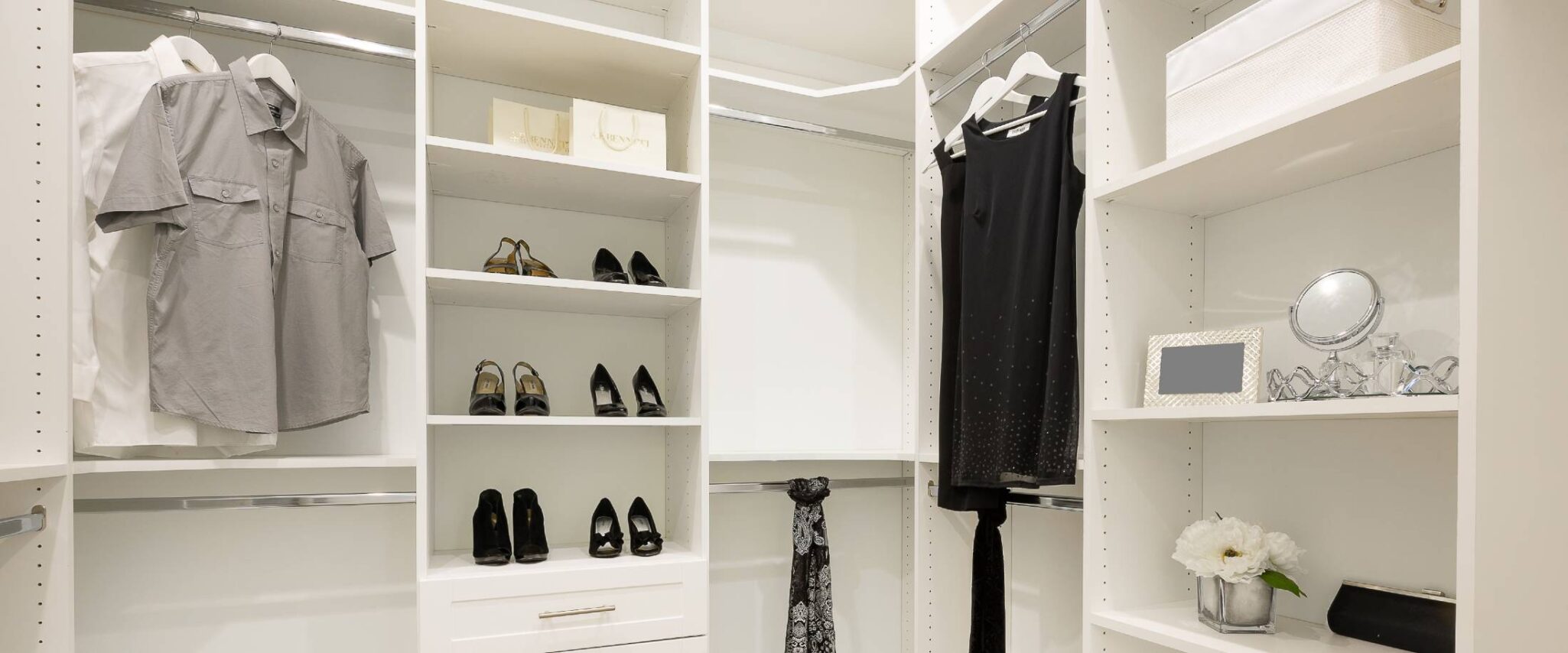 Isa Custom Shoe Closet - Double Module Shoe Storage