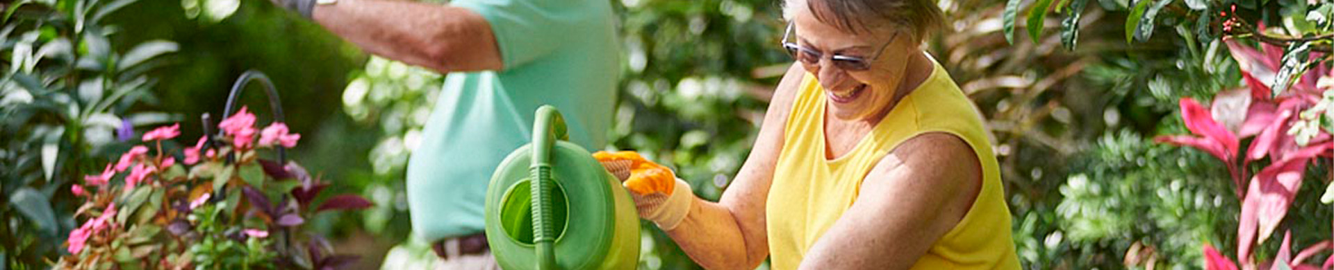 Seniors gardening